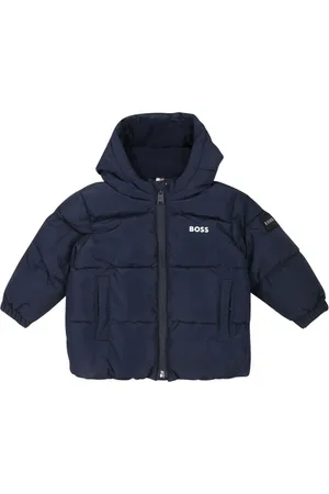 HUGO BOSS Gefütterte Jacke mit Logo-Print