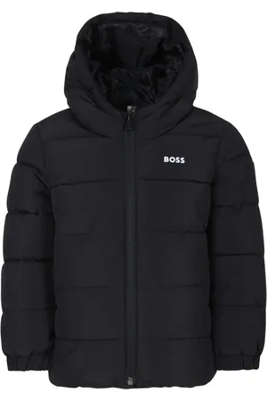 HUGO BOSS Gefütterte Jacke mit Logo-Print