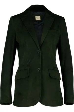Paula Blazer aus Wildleder mit Stickerei