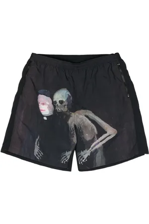 UNDERCOVER X Helen Verhoeven Shorts mit Print