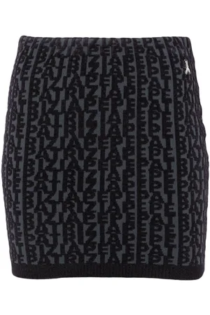 Patrizia Pepe Minirock aus Logo-Jacquard