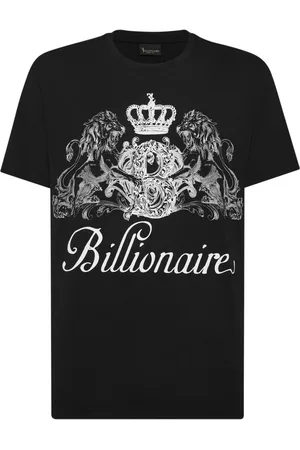 BILLIONAIRE T-Shirt mit Logo-Print