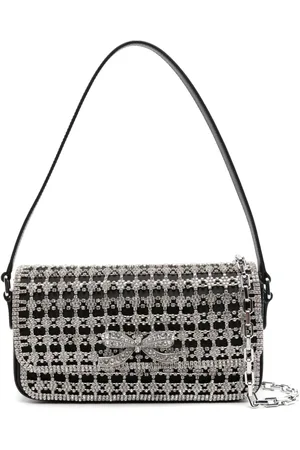 Self-Portrait Schultertasche mit Kristallen
