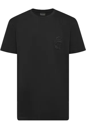 BILLIONAIRE T-Shirt mit Logo-Stickerei