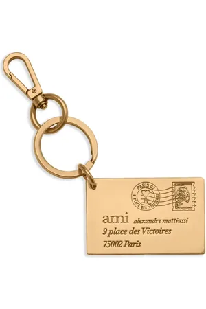 Ami Enveloppe Schlüsselanhänger mit Logo-Prägung