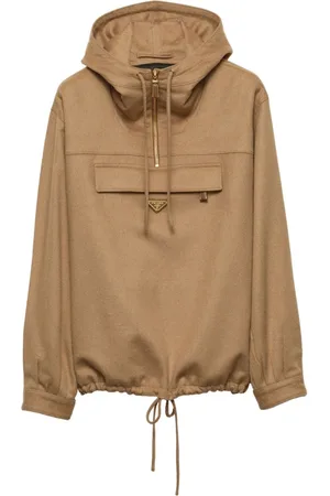 Prada Kapuzenjacke aus Kamelhaar
