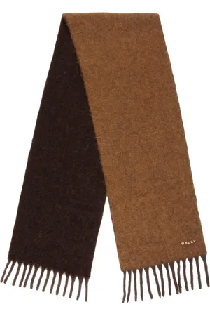Bally Schal mit Logo-Stickerei