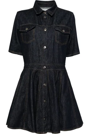 Msgm Denim-Minikleid mit Knöpfen