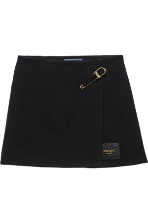 Prada Minirock mit Logo-Patch