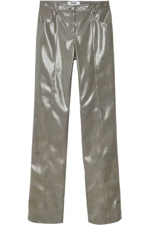 Msgm Straight-Leg-Hose mit Glanzoptik