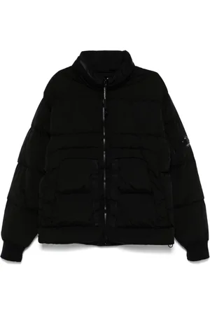 C.P. Company Wattierte Jacke mit Linsen-Detail