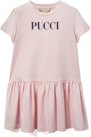 PUCCI Junior Kleid mit Logo-Print