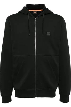 HUGO BOSS Hoodie mit Logo-Patch