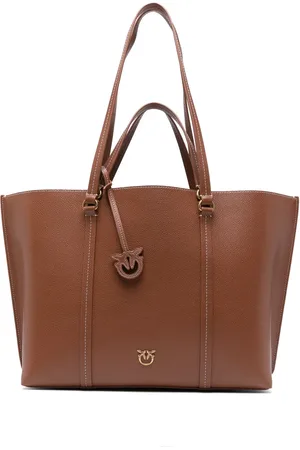 Pinko Große Love-Birds Tote Bag