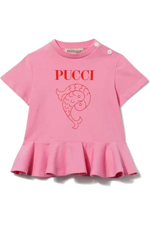 PUCCI Junior Kleid mit Logo-Print
