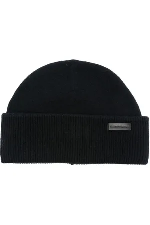 Emporio Armani Beanie mit Logo-Detail