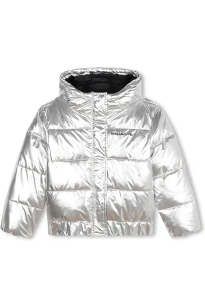 Karl Lagerfeld Gefütterte Jacke im Metallic-Look