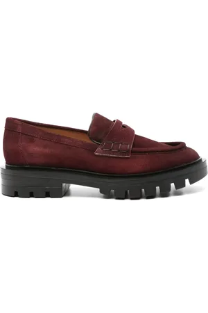 santoni Loafer aus Wildleder