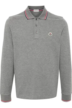 Moncler Poloshirt mit Logo-Patch