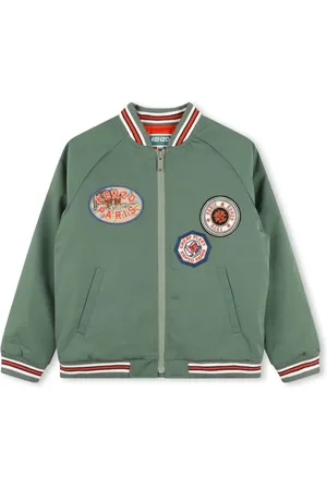 Kenzo Bomberjacke mit Logo-Applikation