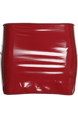 Oseree Minirock aus Faux-Leder