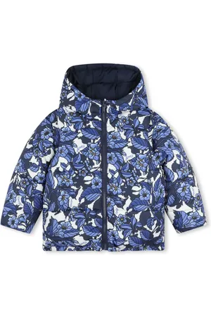 Kenzo Gefütterte Jacke mit Blumen-Print
