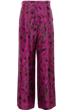 Lanvin Hose mit Pinselstrich-Print