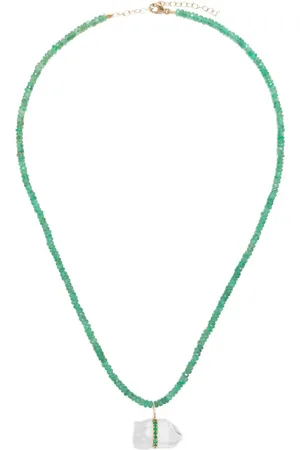 JIA JIA 14kt Gelbgoldhalskette mit Quartz