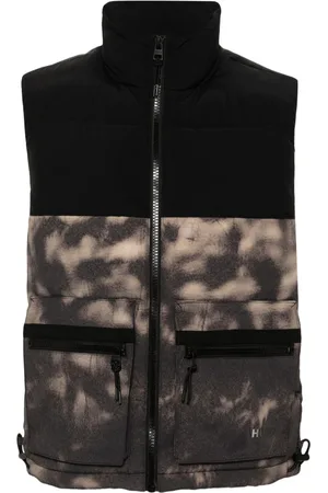 HUGO BOSS Weste mit Batik-Print