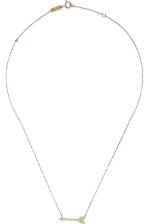 Adina Reyter 14kt Goldhalskette mit Pfeilanhänger