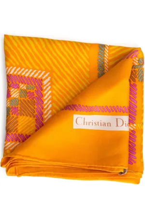 Dior 1970 Schal mit geometrischem Print