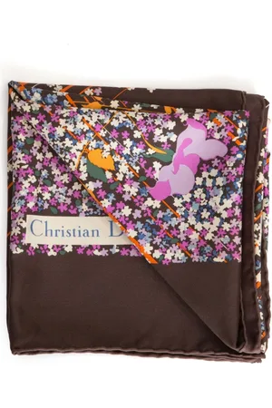 Dior 1970s Schal mit Blumen-Print