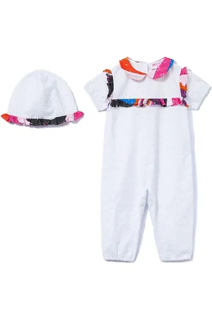 PUCCI Junior Strampler-Set mit Iride-Print