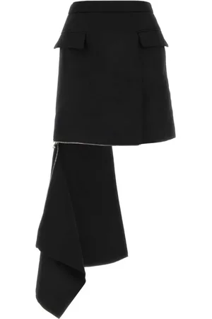 Alexander McQueen Minirock mit Reißverschluss