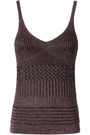 Missoni Top in Metallic-Optik