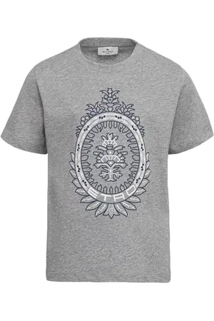 Etro T-Shirt mit Coat of Arms-Print
