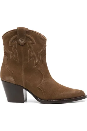 Maje Cowboystiefel aus Wildleder 65mm