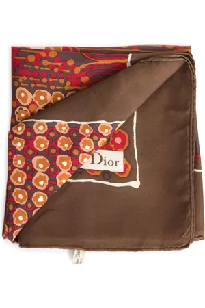 Dior 1970s Schal mit abstraktem Print