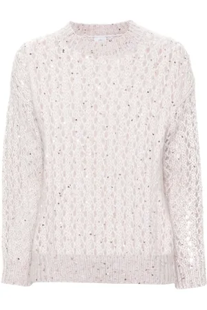 ELEVENTY Pullover mit Pailletten