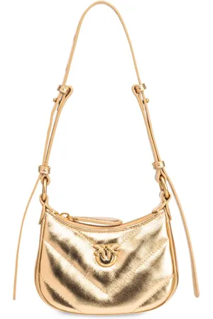 Pinko Half Moon Tasche in Knitteroptik