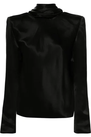 Saint Laurent Drapierte Bluse