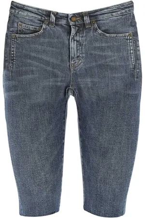 Saint Laurent Klassische Jeans-Shorts