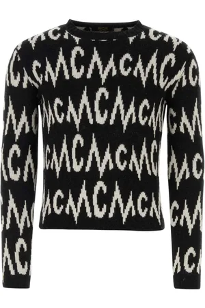 MCM Pullover mit Intarsien-Motiv