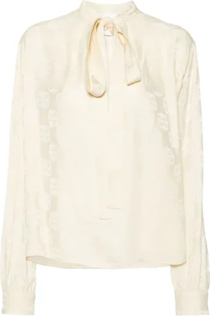 Givenchy Bluse mit 4G-Motiv