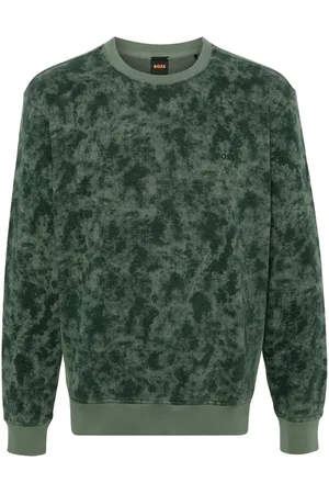HUGO BOSS Sweatshirt mit Camouflagemuster