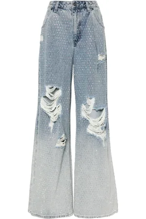 Self-Portrait Jeans mit Strass