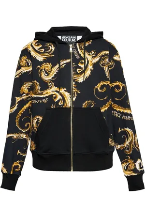 VERSACE Kapuzenjacke mit Barocco-Print