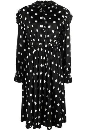 Balenciaga Midikleid mit Print