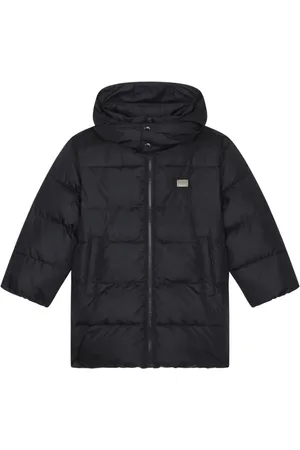 Dolce & Gabbana Gefütterte Jacke mit Logo-Print