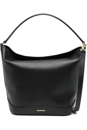 Sandro Beuteltasche mit Logo-Print